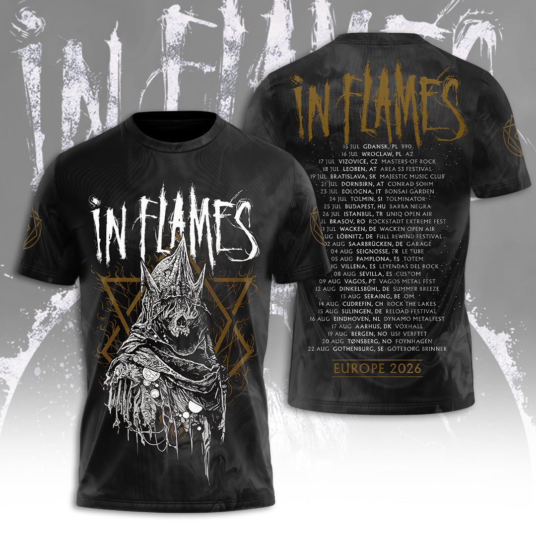 In Flames Tour 2026 3D Apparel – TANTN24353