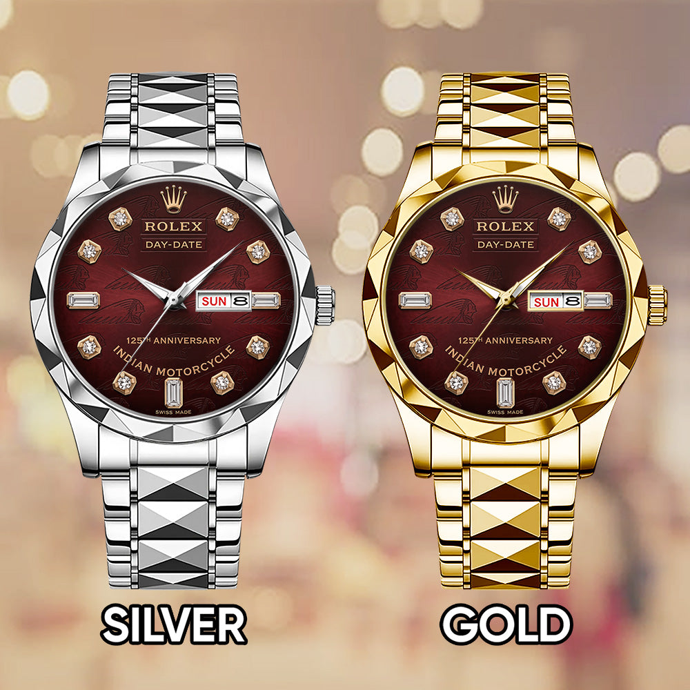 Indian Motorcycle 125th Anniversary Alloy Luxury Quartz Watch - TMTHU8551