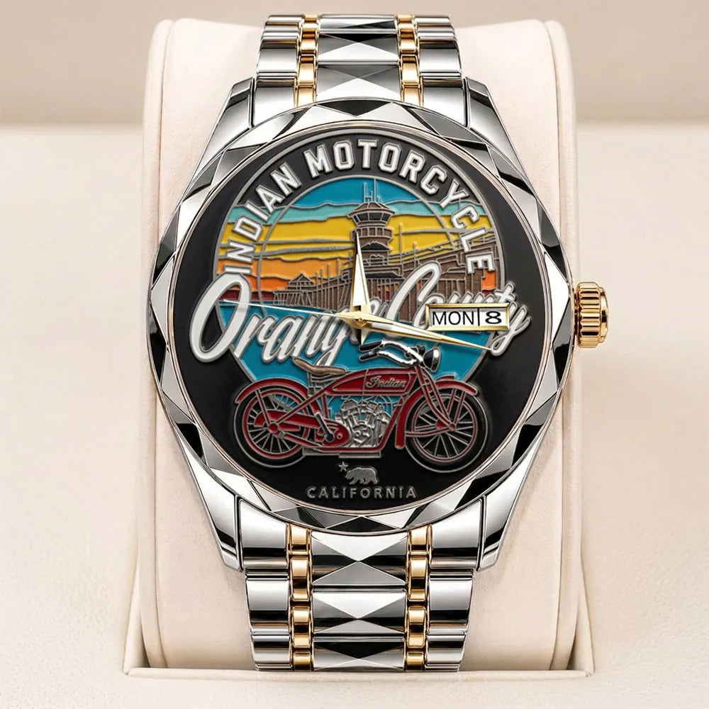 Indian Motorcycle 125th Anniversary Alloy Luxury Quartz Watch - TANTN24802