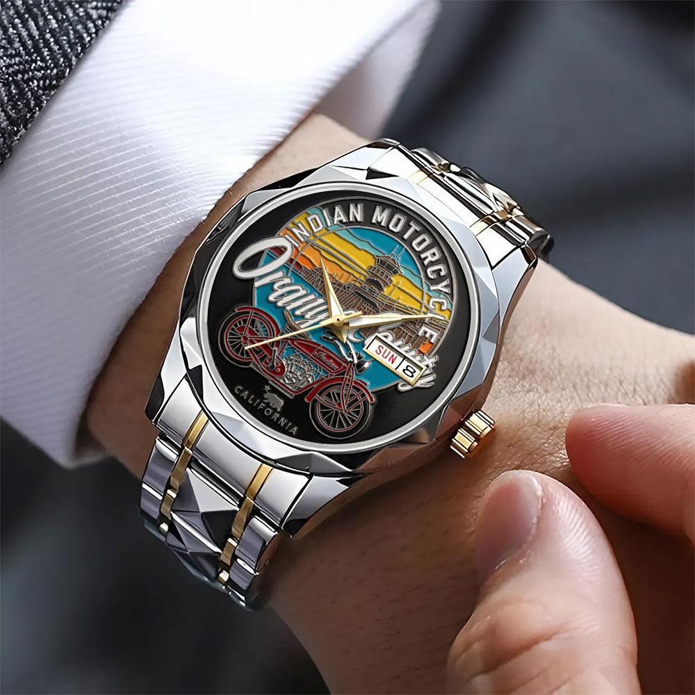 Indian Motorcycle 125th Anniversary Alloy Luxury Quartz Watch - TANTN24802