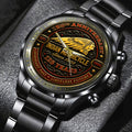 Indian Motorcycle 125th Anniversary Black Stainless Steel Watch - TMTHU8648