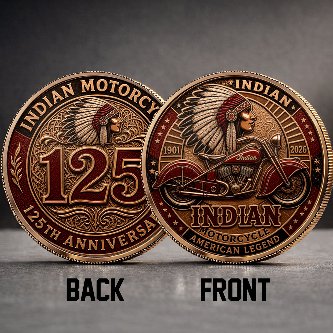 Indian Motorcycle 125th Anniversary Commemorative Coin – TMTHU8616
