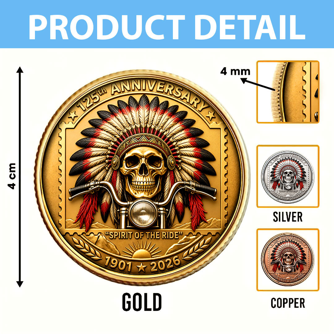 Indian Motorcycle 125th Anniversary Commemorative Coin – HOATT20246