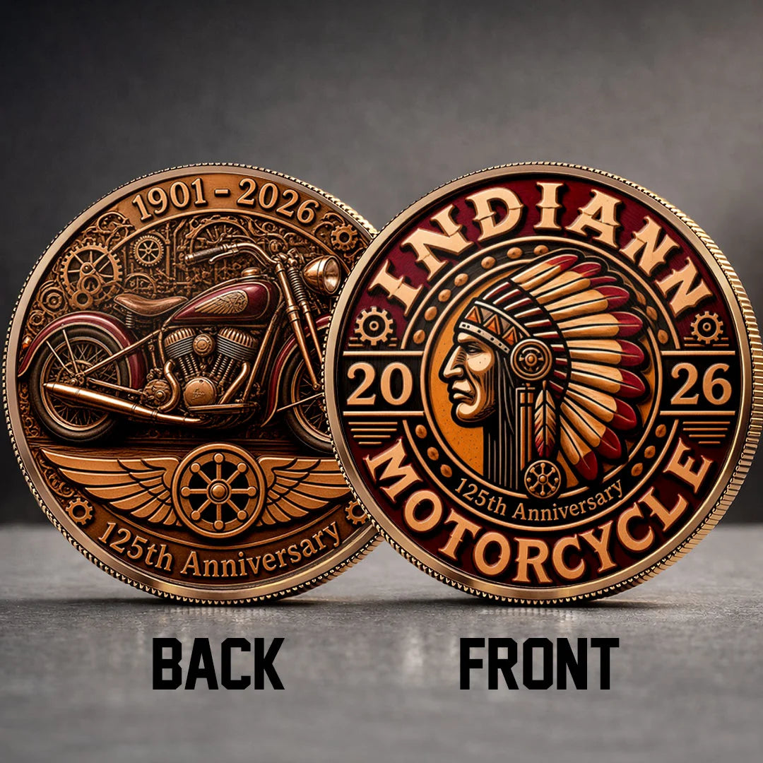 Indian Motorcycle 125th Anniversary Commemorative Coin – TMTHU8657