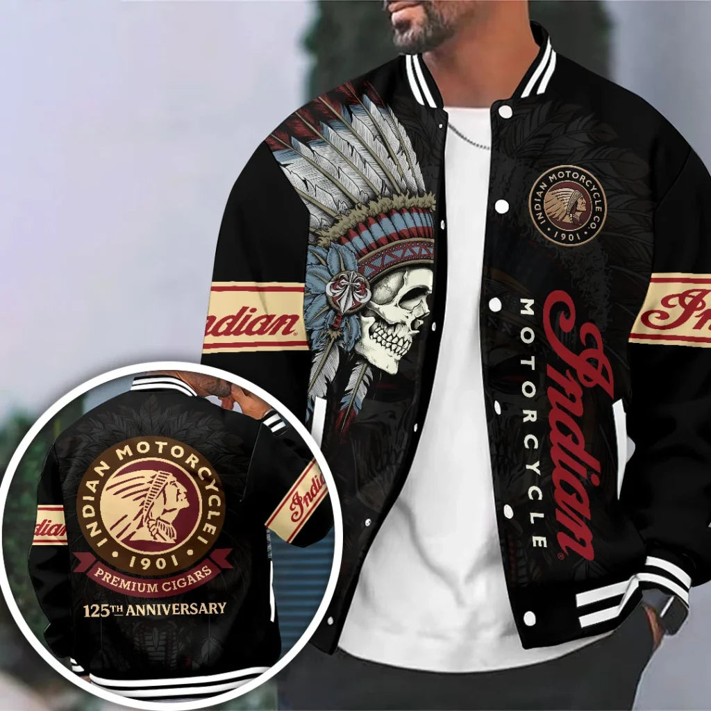Indian Motorcycle 125th Anniversary Varsity Jacket – HOATT20358