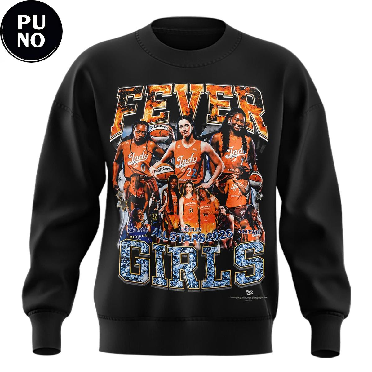 Indiana Fever 2026 Fever Girls Hoodie T-Shirt