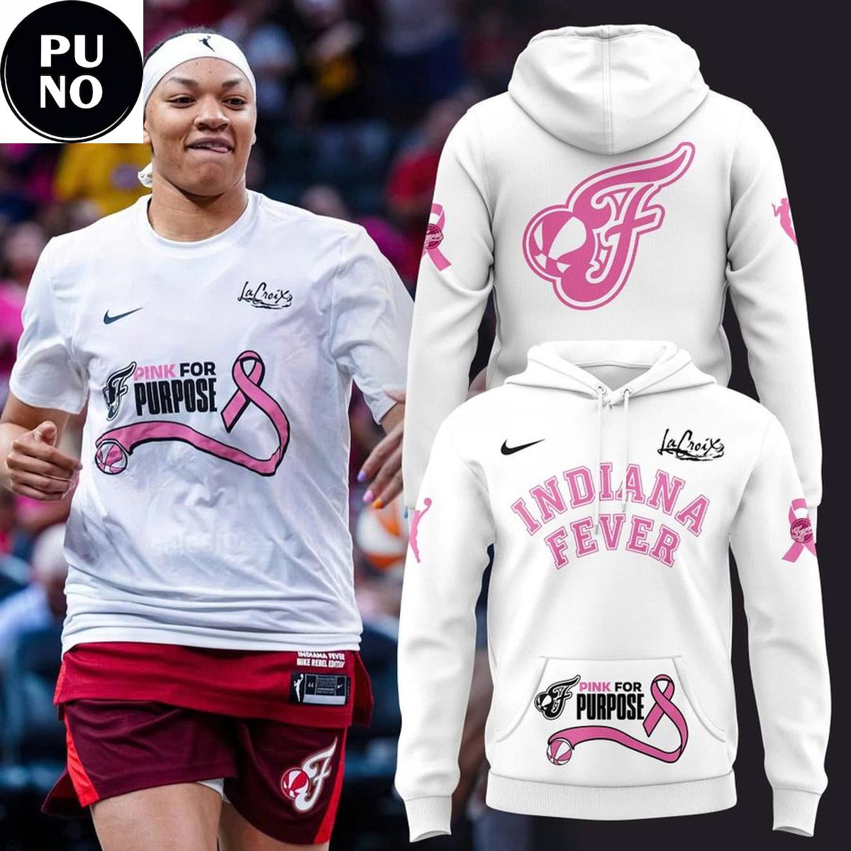 Indiana Fever 2026 Pink For Purpose Hoodie