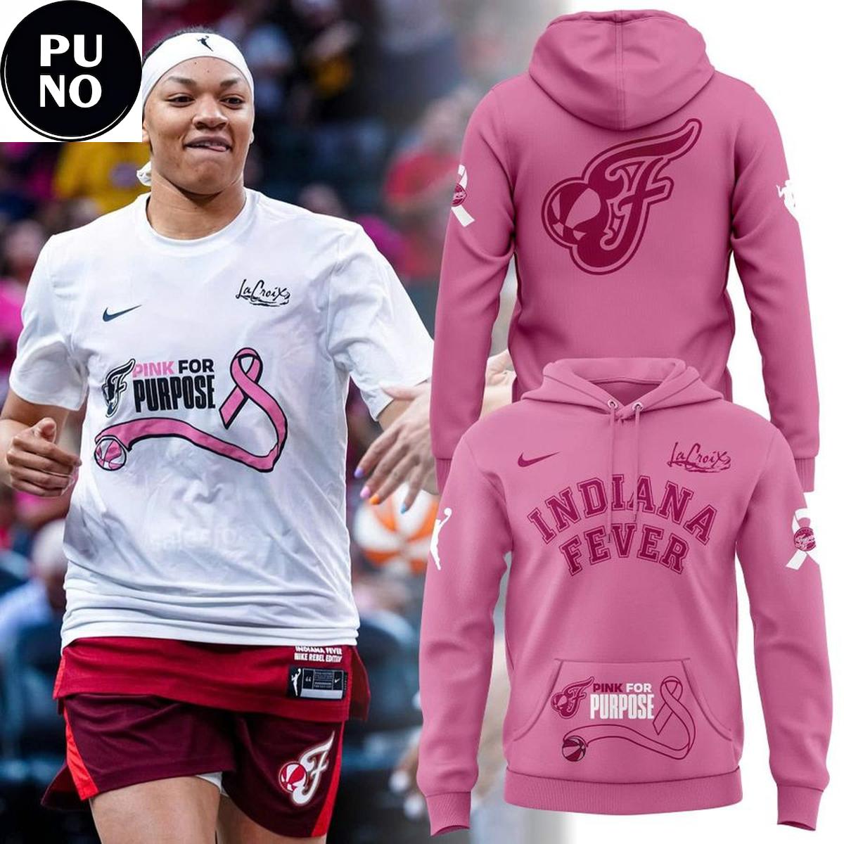 Indiana Fever 2026 Pink For Purpose Hoodie