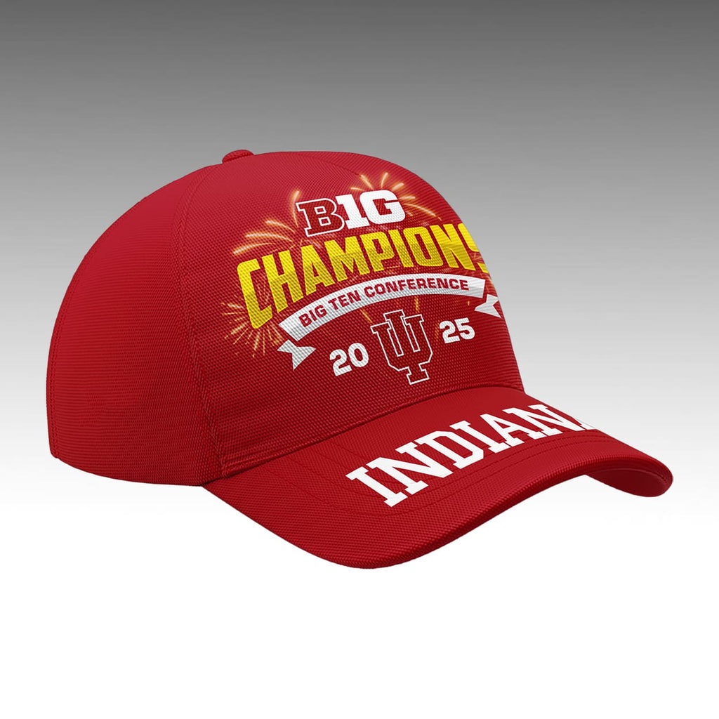 Indiana Football 2025 Big Ten Champions Cap