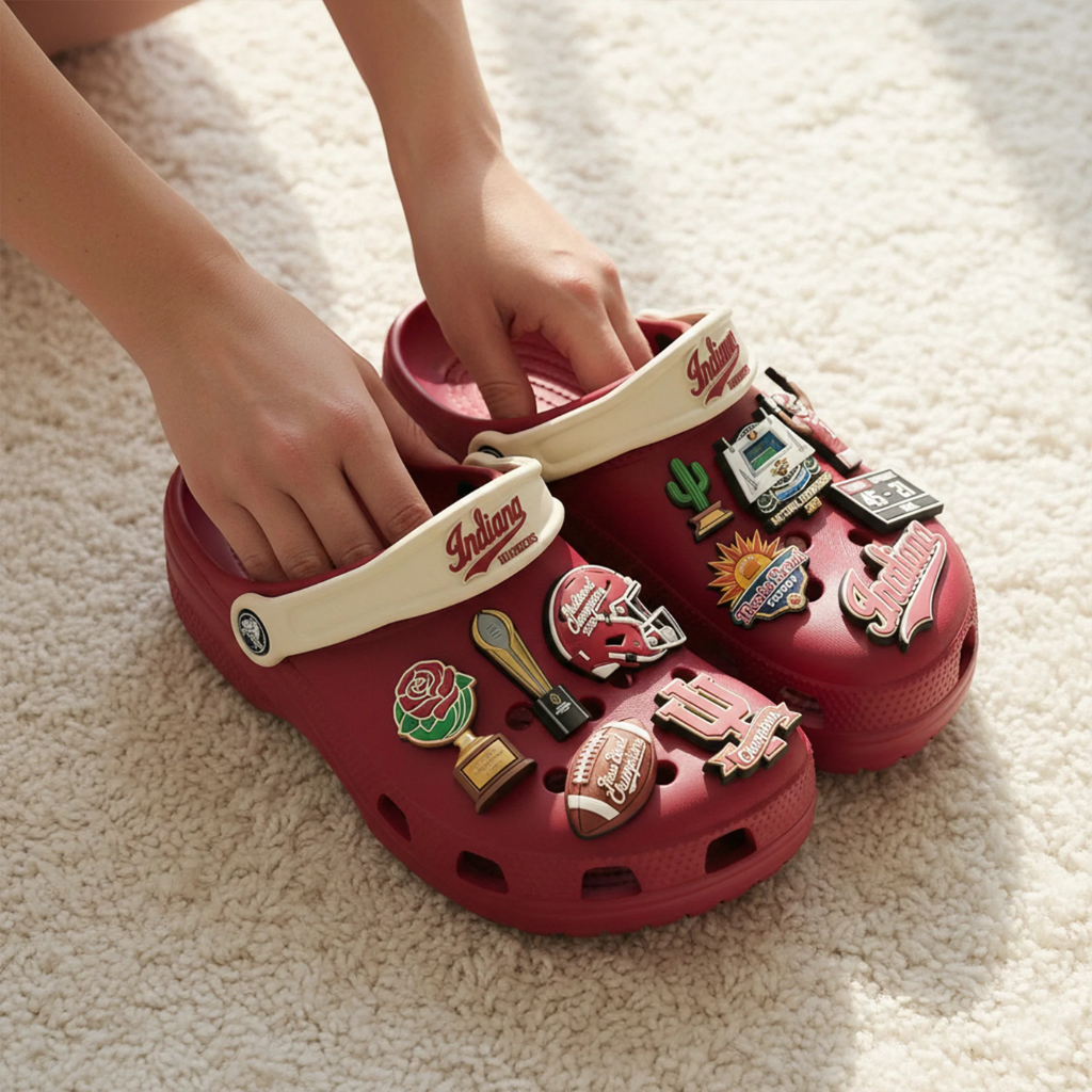Indiana Hoosiers Champion Croc Charms