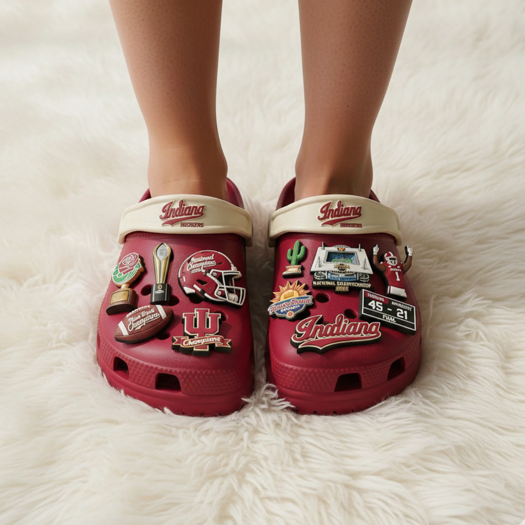 Indiana Hoosiers Champion Croc Charms
