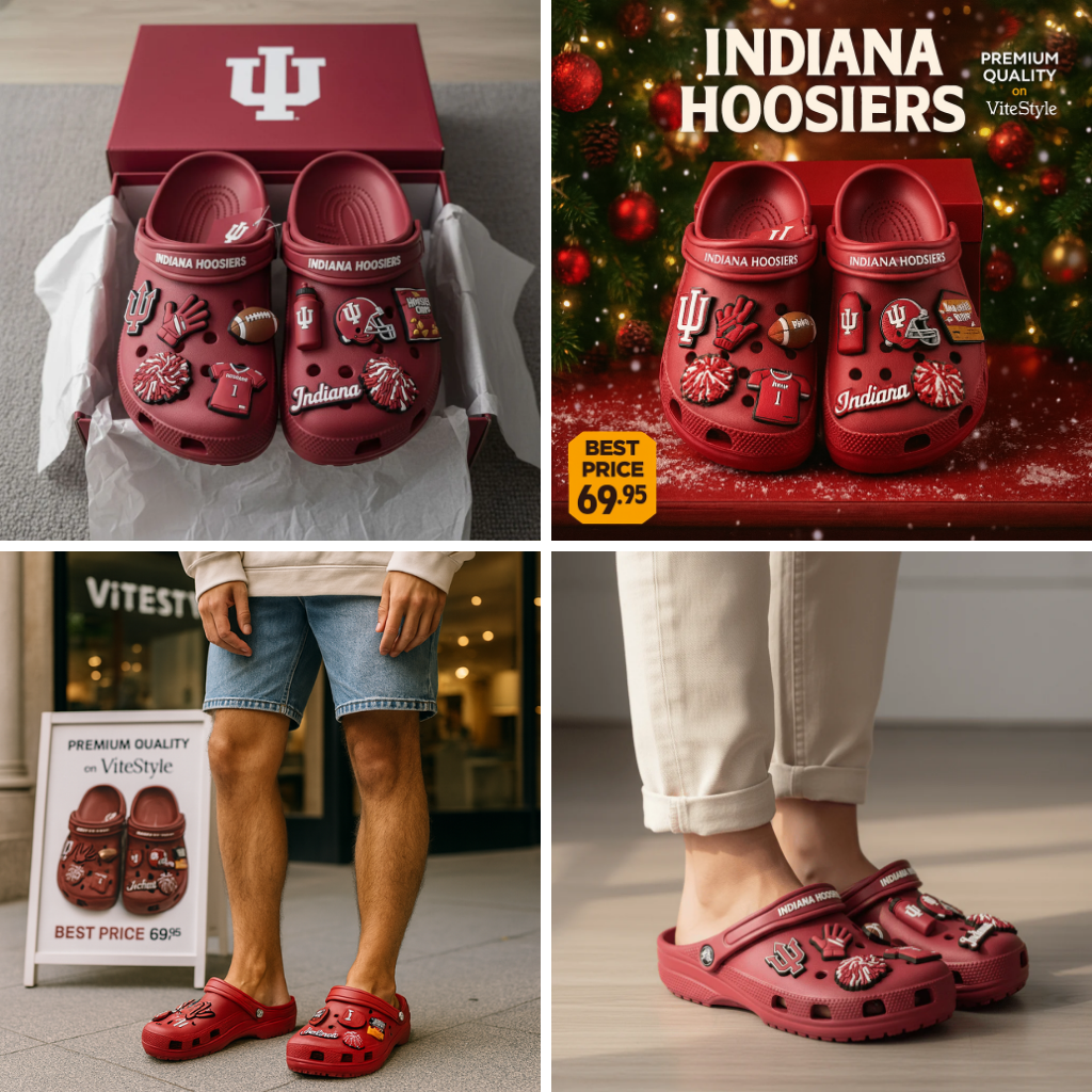 NEW Indiana Hoosiers Crocs Charms