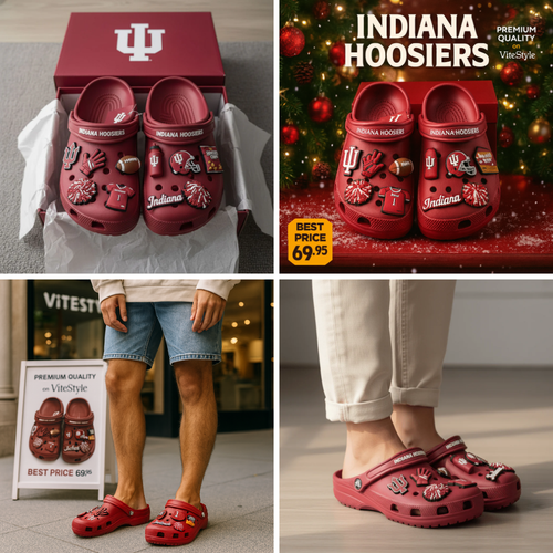 NEW Indiana Hoosiers Crocs Charms