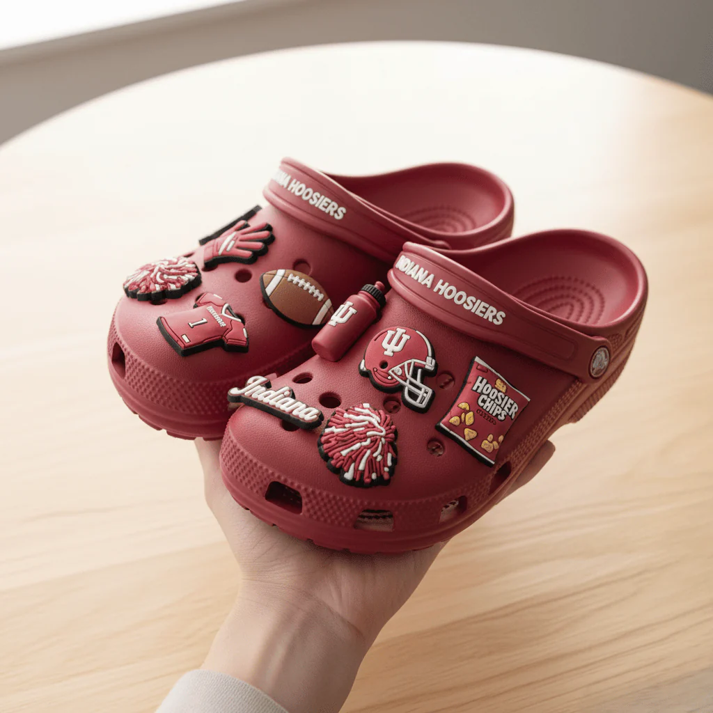 NEW Indiana Hoosiers Crocs Charms