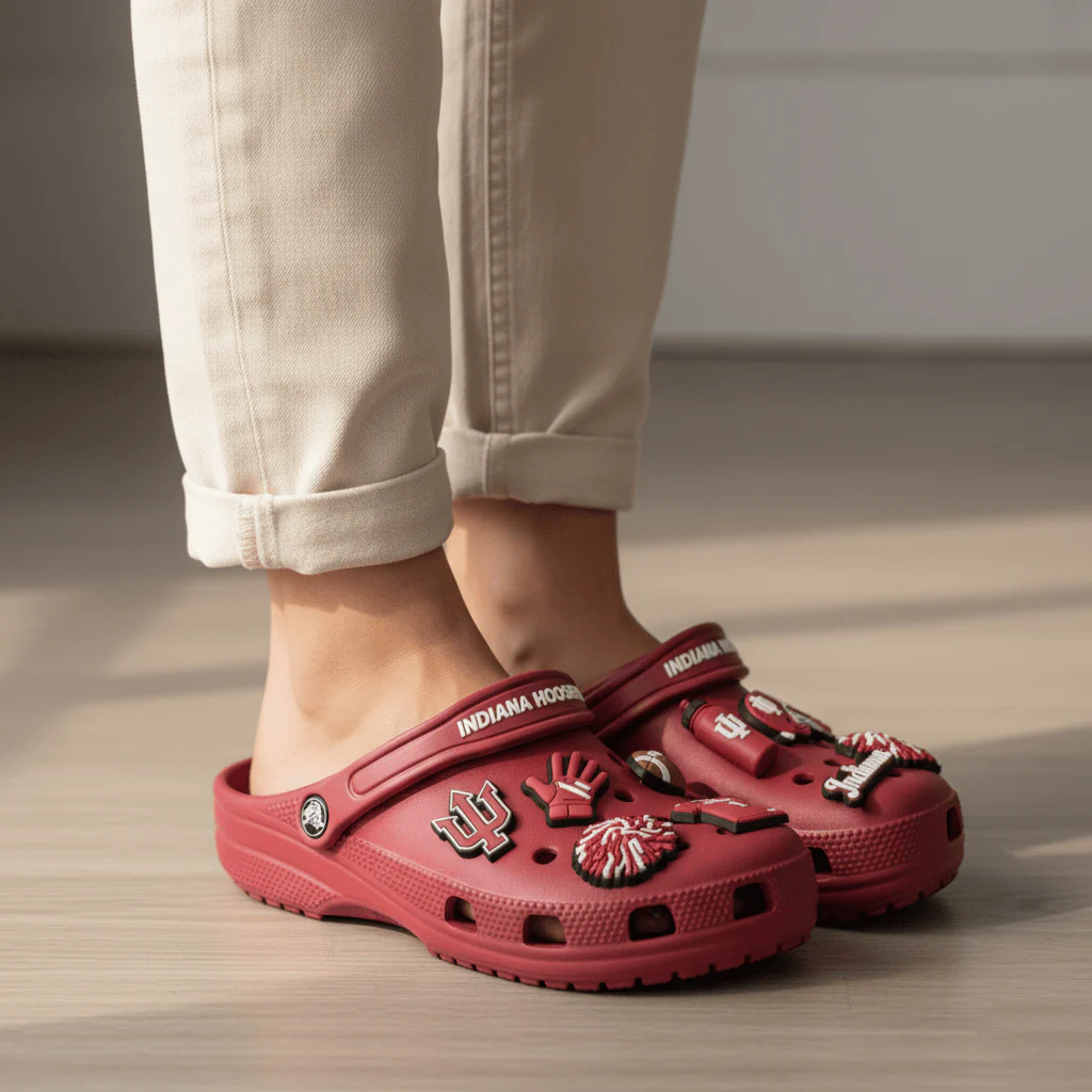 NEW Indiana Hoosiers Crocs Charms