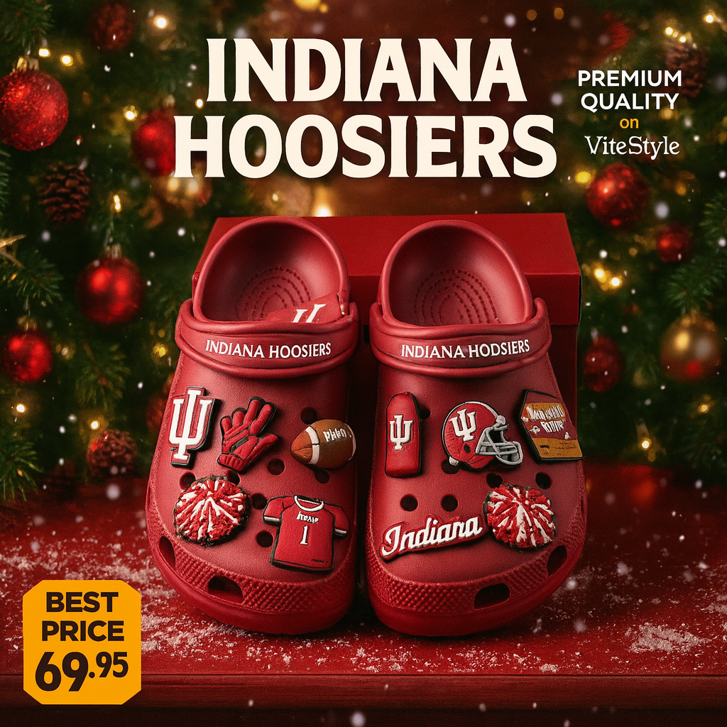 NEW Indiana Hoosiers Crocs Charms