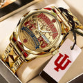 Indiana Hoosiers Football 2025 National Champions Alloy Luxury Quartz Watch - MAITM14531