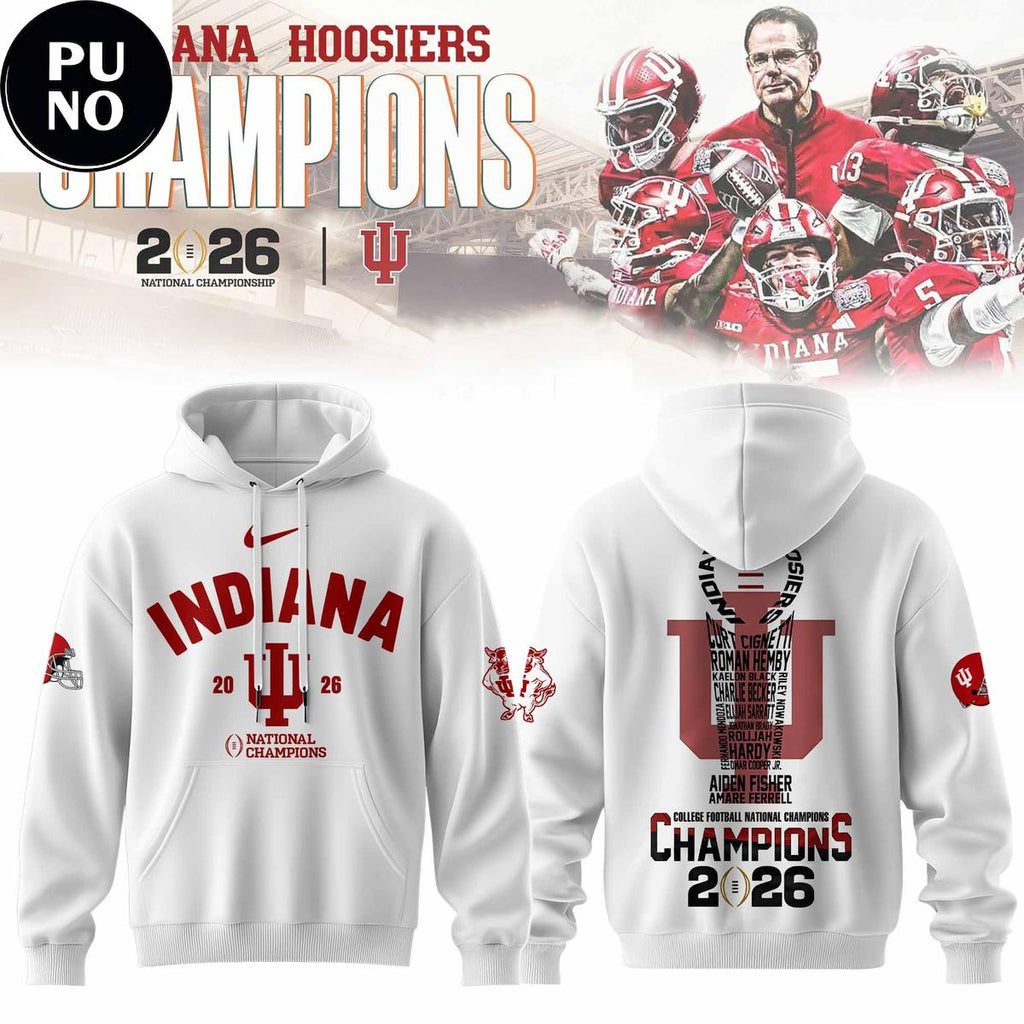Indiana Hoosiers Football National Champions 2026 Hoodie T-Shirt