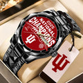Indiana Hoosiers Football 2025 National Champions Alloy Luxury Quartz Watch - TANTN20158