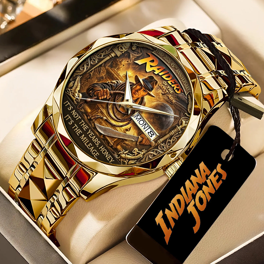 Indiana Jones Raiders of the Lost Ark 45th Anniversary Alloy Luxury Quartz Watch - TANTN20389
