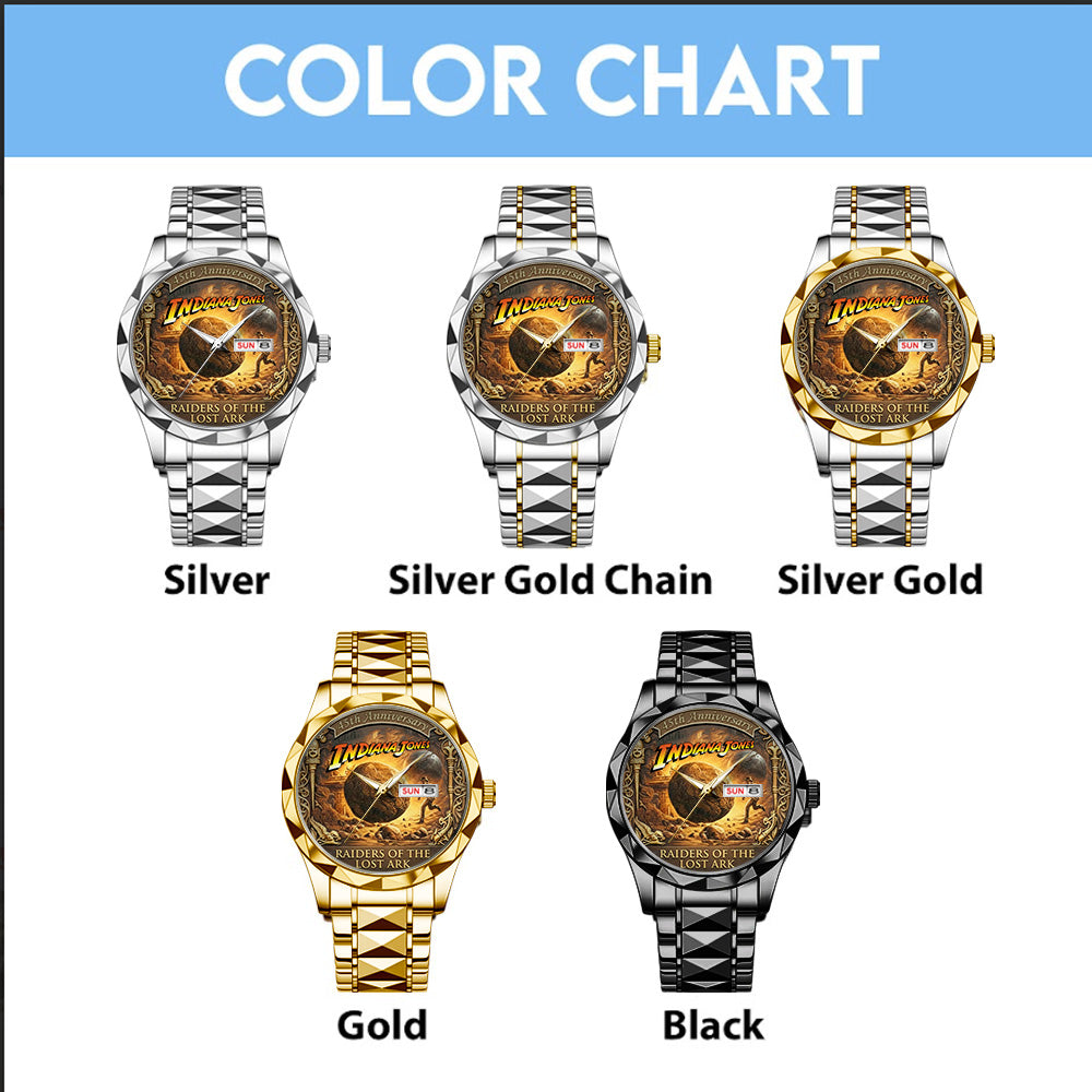 Indiana Jones Raiders of the Lost Ark 45th Anniversary Alloy Luxury Quartz Watch - TANTN20391