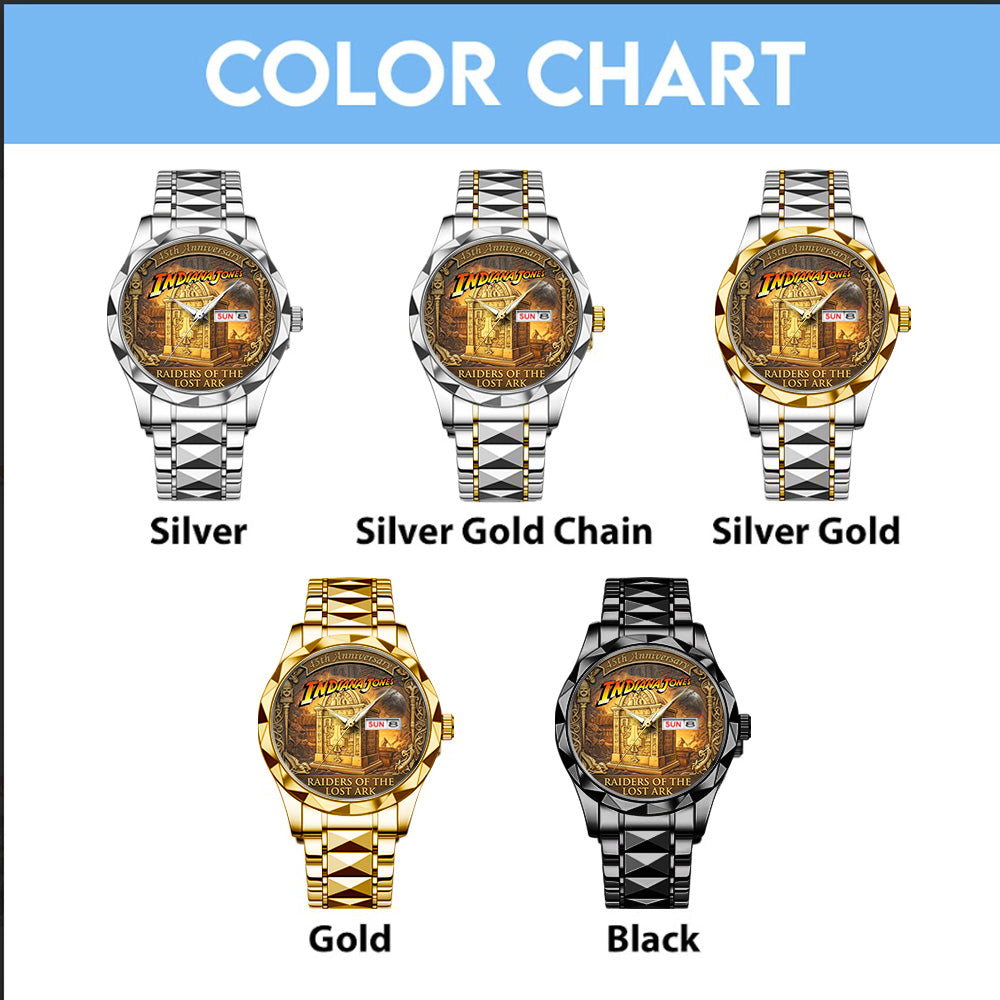 Indiana Jones Raiders of the Lost Ark 45th Anniversary Alloy Luxury Quartz Watch - TANTN20393