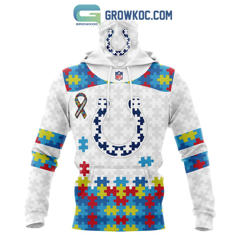 Indianapolis Colts NFL Autism Awareness Personalized Hoodie T Shirt