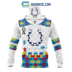 Indianapolis Colts NFL Autism Awareness Personalized Hoodie T Shirt