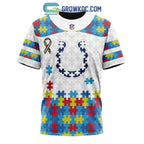 Indianapolis Colts NFL Autism Awareness Personalized Hoodie T Shirt