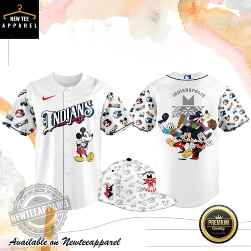 Indianapolis Indians Mickey Mouse Baseball Jersey