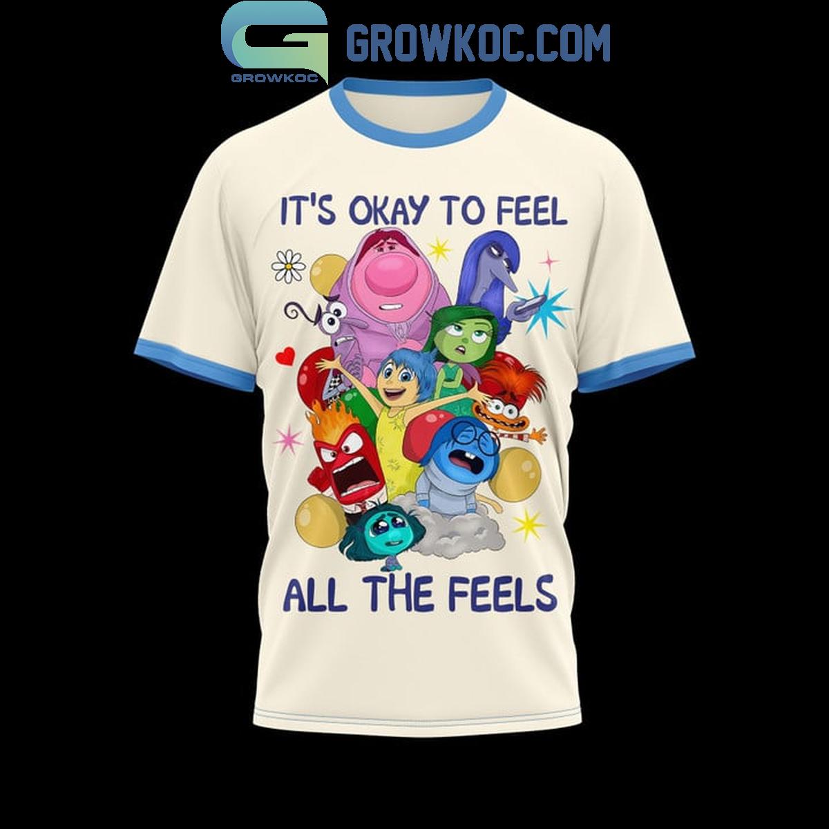 Inside Out 2 It’s Okay To Feel All The Feels Fan Hoodie Shirts