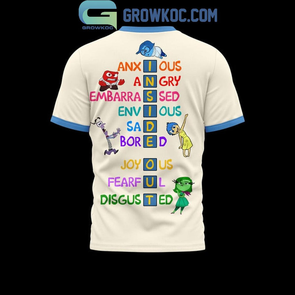 Inside Out 2 It’s Okay To Feel All The Feels Fan Hoodie Shirts