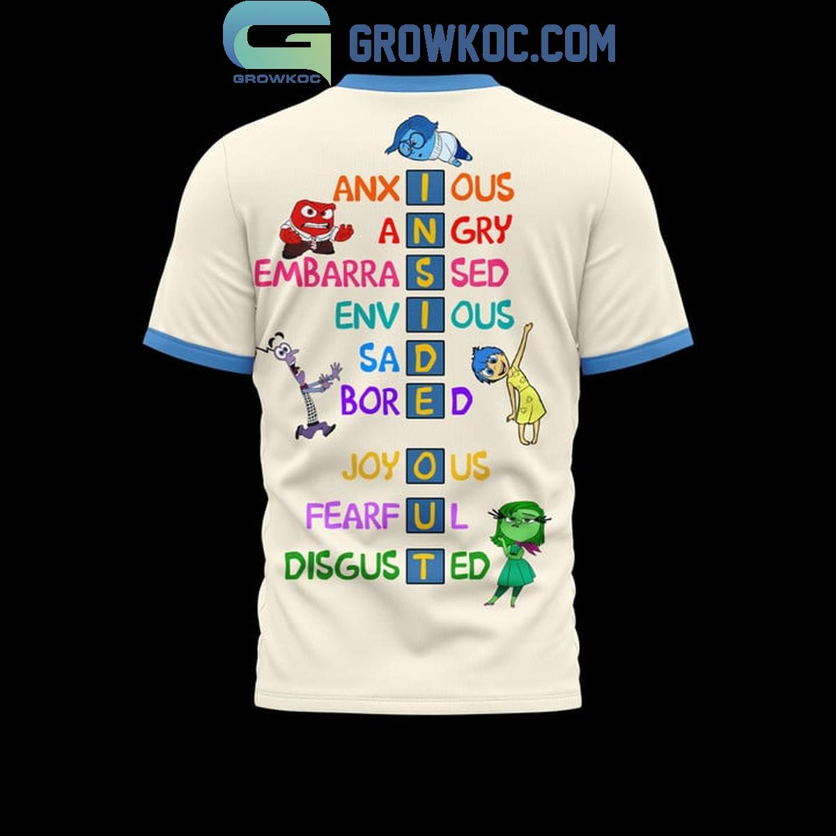Inside Out 2 It’s Okay To Feel All The Feels Fan Hoodie Shirts