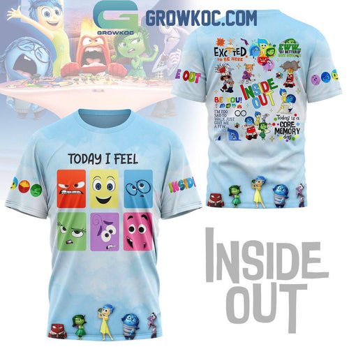 Inside Out 2 Today I Feel Excited To Be Here Fan Hoodie Shirts