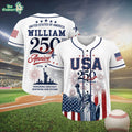 Inspiring Our Future Us 250th Anniversary – Personalized Baseball Jersey – Gift For Patriots