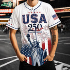 Inspiring Our Future Us 250th Anniversary – Personalized Baseball Jersey – Gift For Patriots