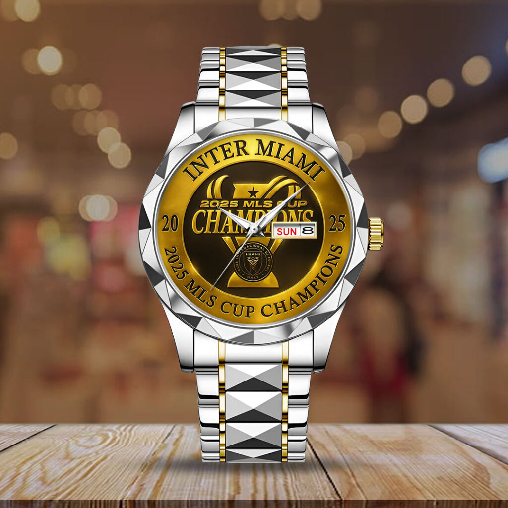 Inter Miami CF 2025 Champions MLS Alloy Luxury Quartz Watch - TMTHU2512