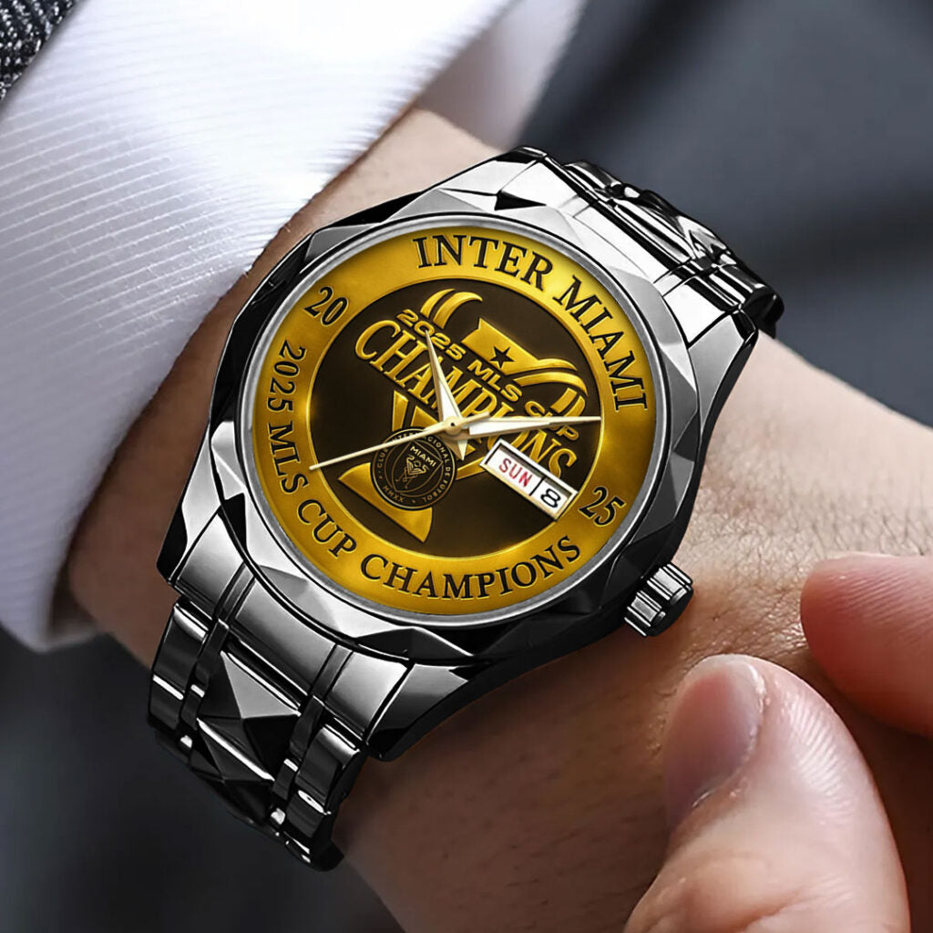 Inter Miami CF 2025 Champions MLS Alloy Luxury Quartz Watch - TMTHU2512