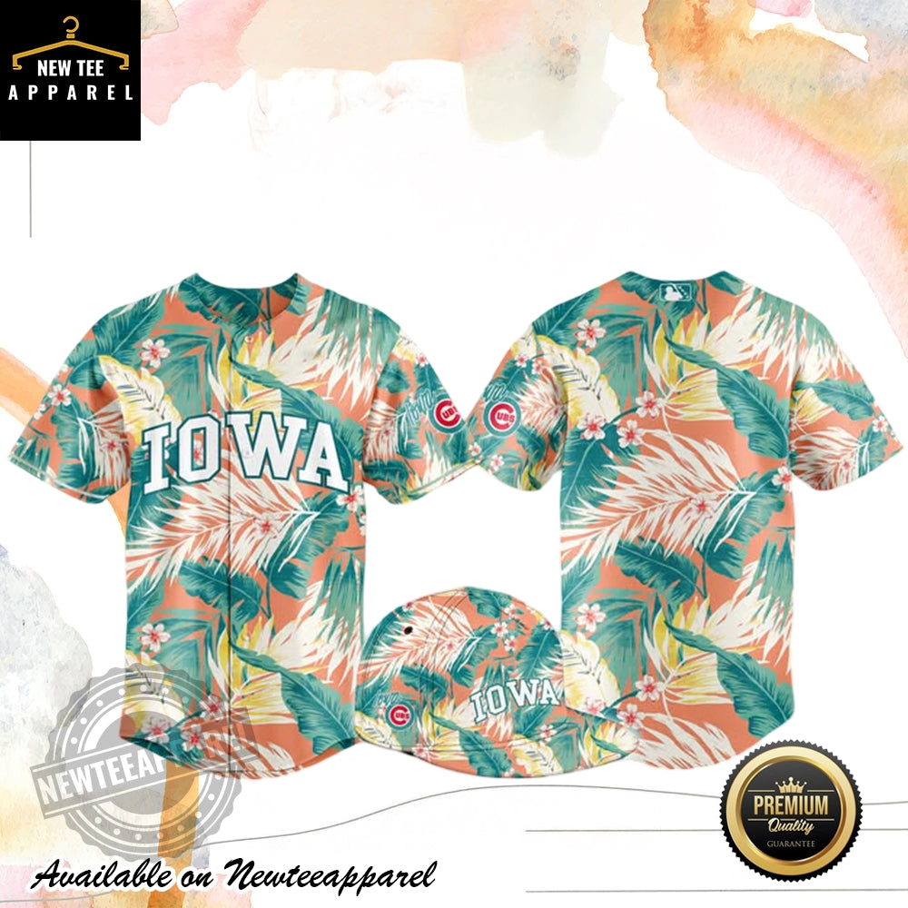 Iowa Cubs Hawaiian Baseball Jersey