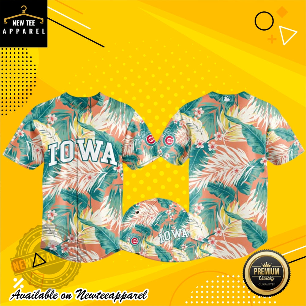 Iowa Cubs Hawaiian Baseball Jersey