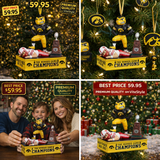 Iowa Hawkeyes The Heroed Game Champion Ornament