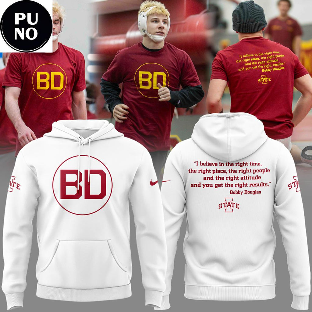 Iowa State Wrestling Honoring Bobby Douglas 2026 Hoodie T-Shirt