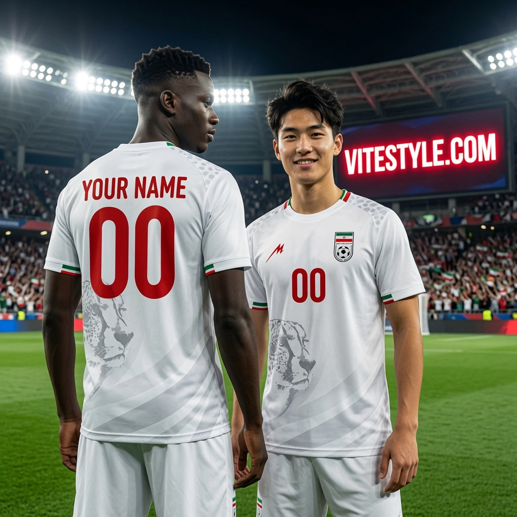 Iran Home Kit Custom Name Number Jersey
