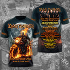 Iron Maiden 2026 World Tour 3D Apparel – TMTHU7423