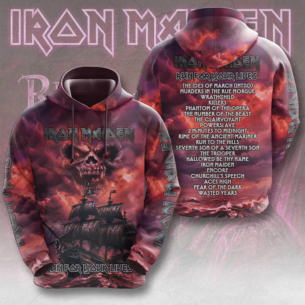 Iron Maiden 2026 World Tour 3D Apparel – TMTHU7241