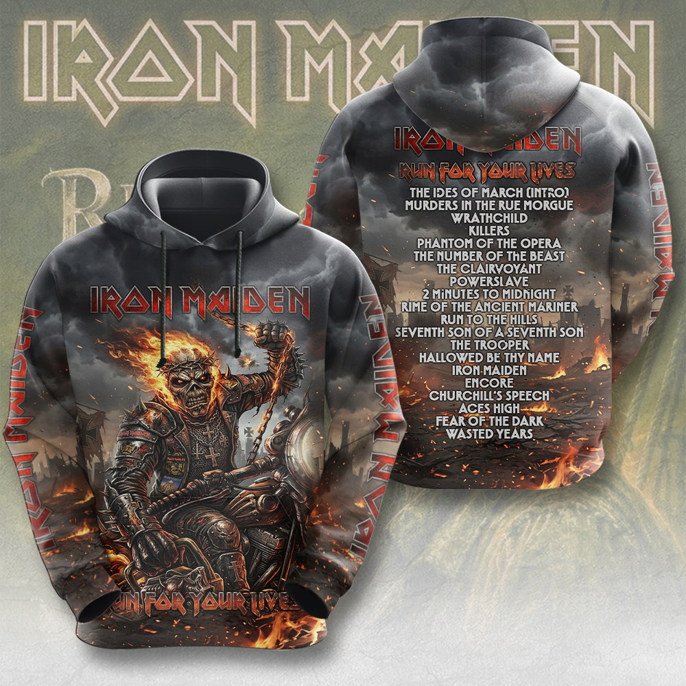 Iron Maiden 2026 World Tour 3D Apparel – TMTHU7324