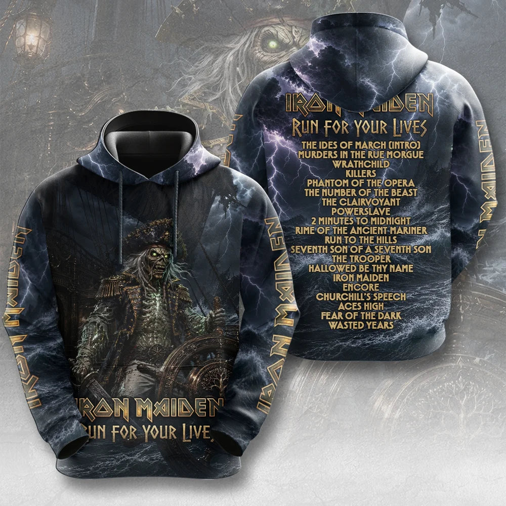 Iron Maiden 2026 World Tour 3D Apparel – TMTHU9157