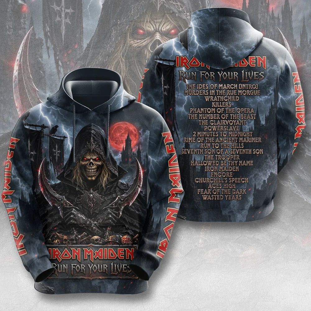 Iron Maiden 2026 World Tour 3D Apparel – TMTHU9548