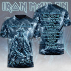 Iron Maiden 2026 World Tour 3D Apparel – TMTHU7059