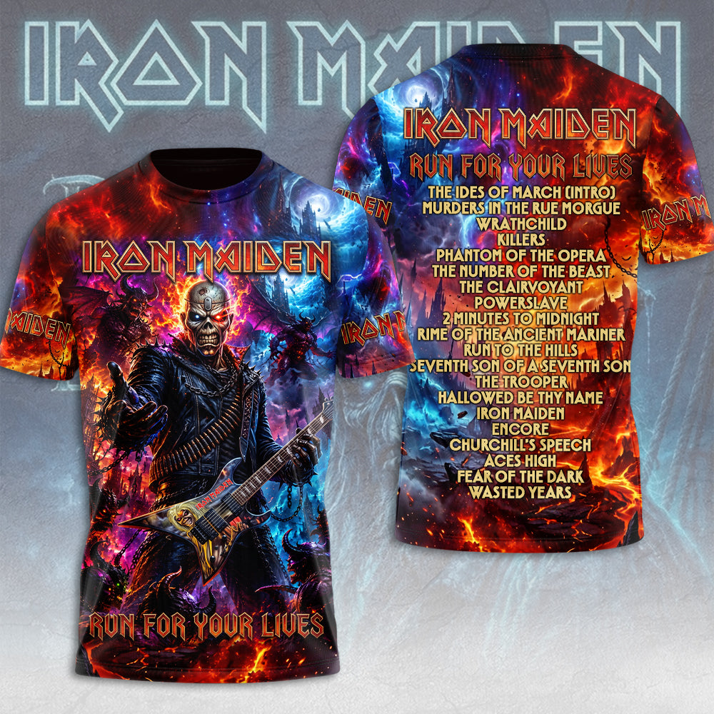 Iron Maiden 2026 World Tour 3D Apparel – TMTHU7930